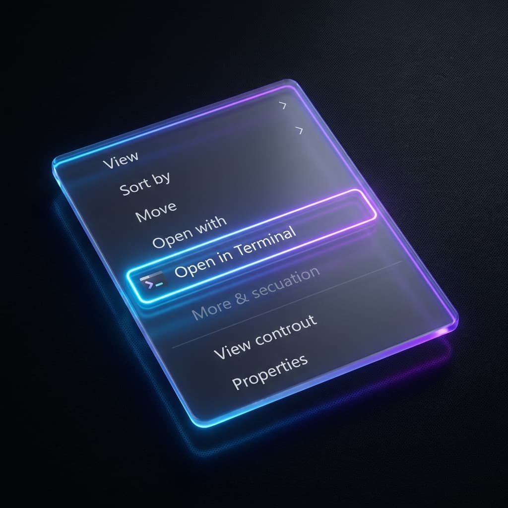 Windows Context Menu Instruction